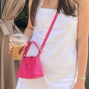 Forever 21 hot pink crossbody mini purse